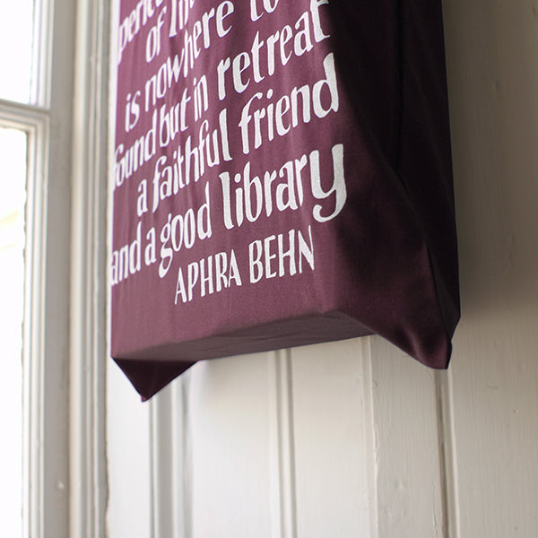 Aphra Behn Library Bag - pack of 4 - NEW COLOURS!
