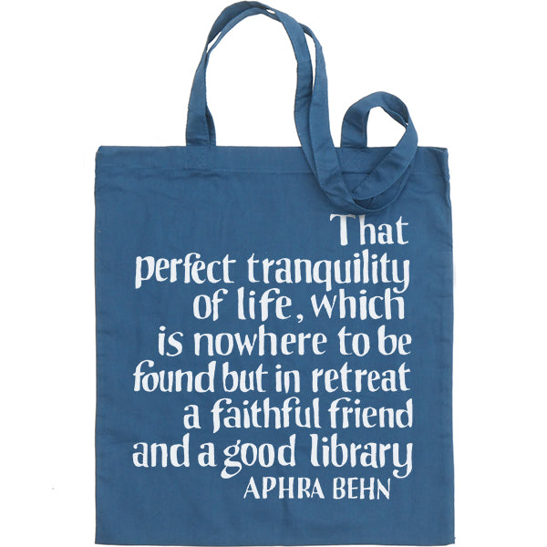 Aphra Behn Library Bag - pack of 4 - NEW COLOURS!