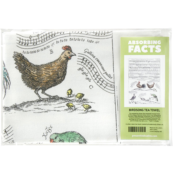 Birdsong Tea Towel - 6 pack