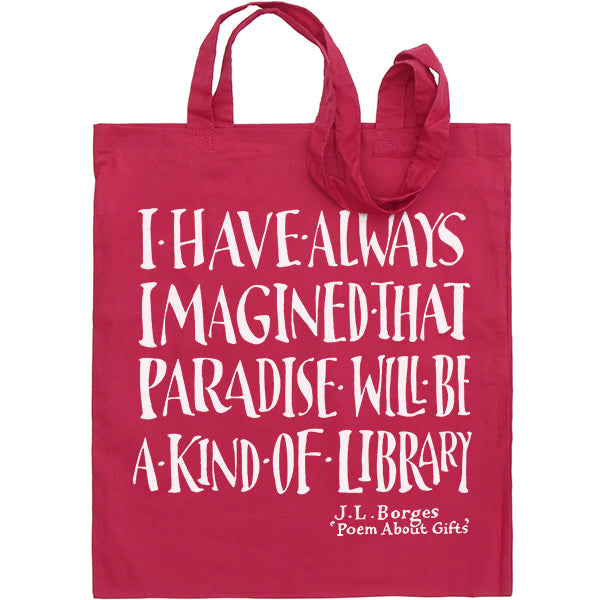 Borges Library Bag - pack of 4 - NEW COLOURS!