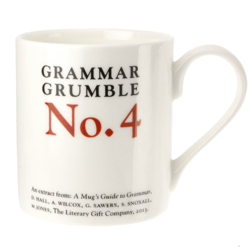 Effect or Affect - Grammar Grumble No. 4 Bone China Mug - pack of 6