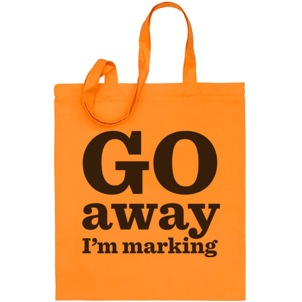 Go Away I'm Marking Bag, single colour pack of 3 - Red, Orange, Yellow, Green, Blue, Pink, Purple