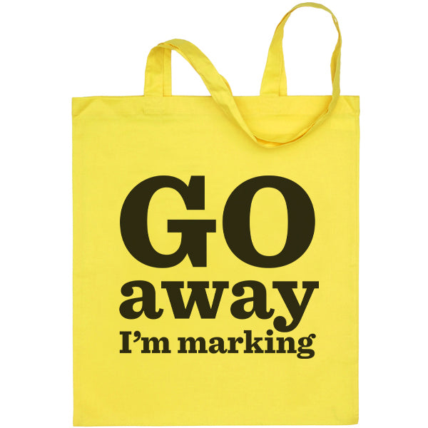 Go Away I'm Marking Bag, single colour pack of 3 - Red, Orange, Yellow, Green, Blue, Pink, Purple