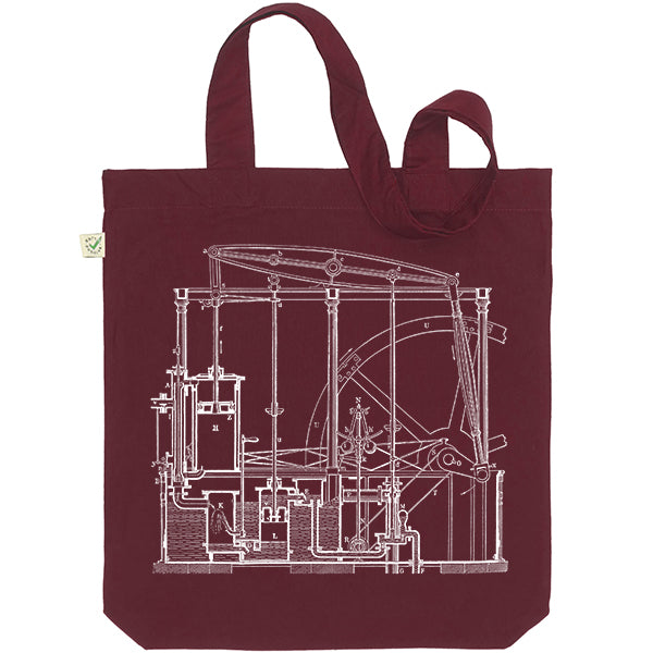 Watt's Steam Engine Tote Bag