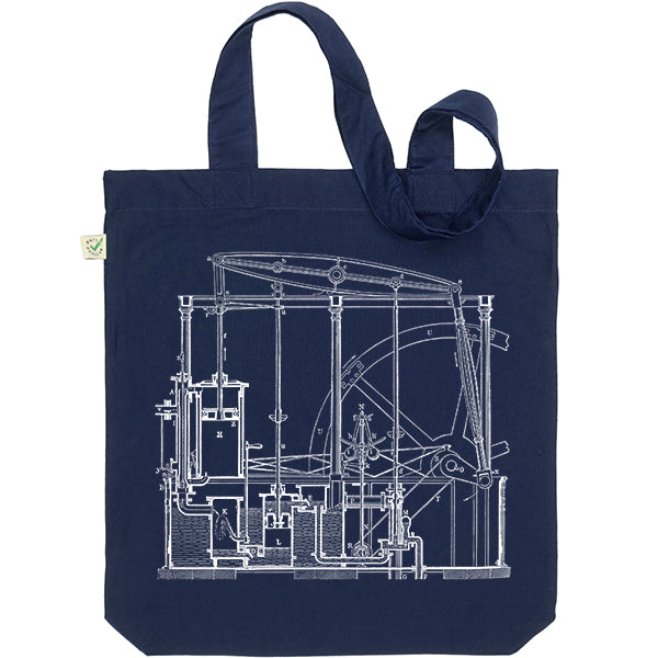 Watt's Steam Engine Tote Bag