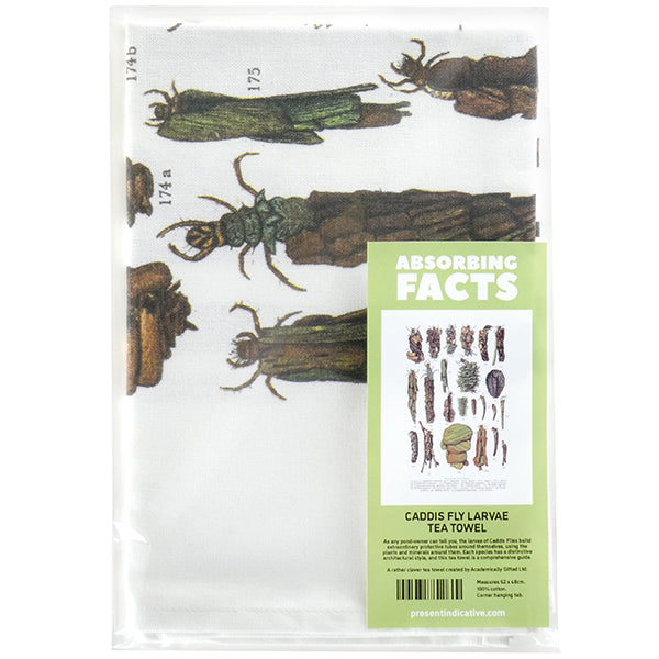 Caddis Fly Larvae Tea Towel - 6 pack