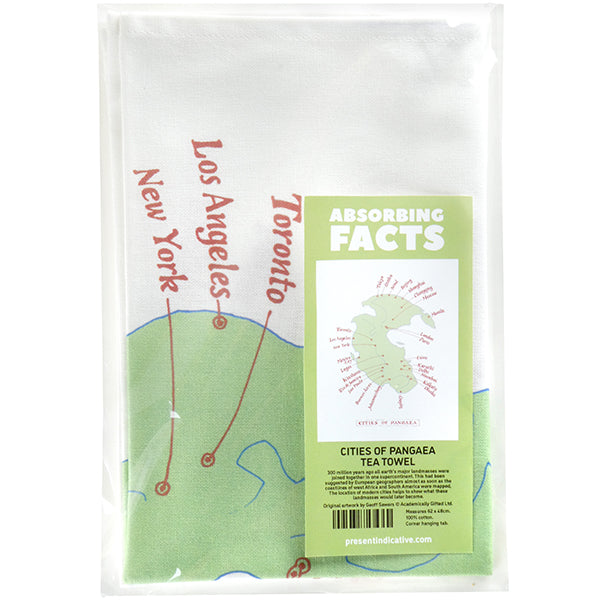 Cities of Pangea Tea Towel - 6 pack