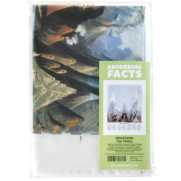 Mountains Tea Towel - 6 pack