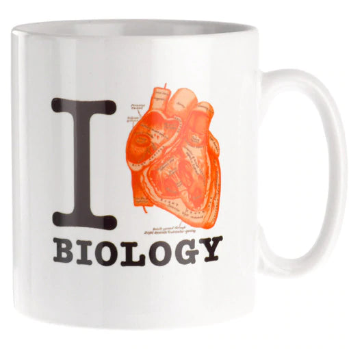 I Heart Biology Mug - pack of 4