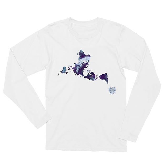 Dymaxion Ink Splash Long-Sleeved T-shirt
