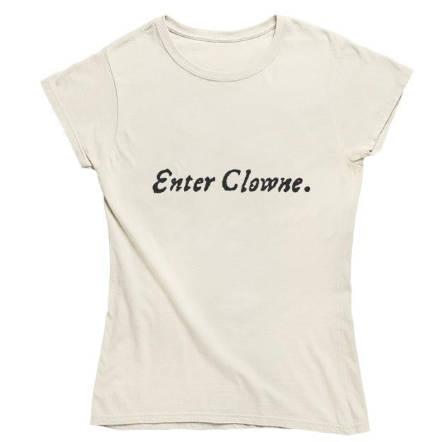 Enter Clown First Folio Women's Fitted T-shirt - Parchment