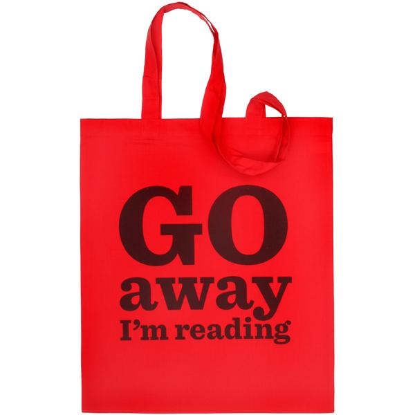 Go Away I'm Reading Bag RAINBOW SET - pack of 7