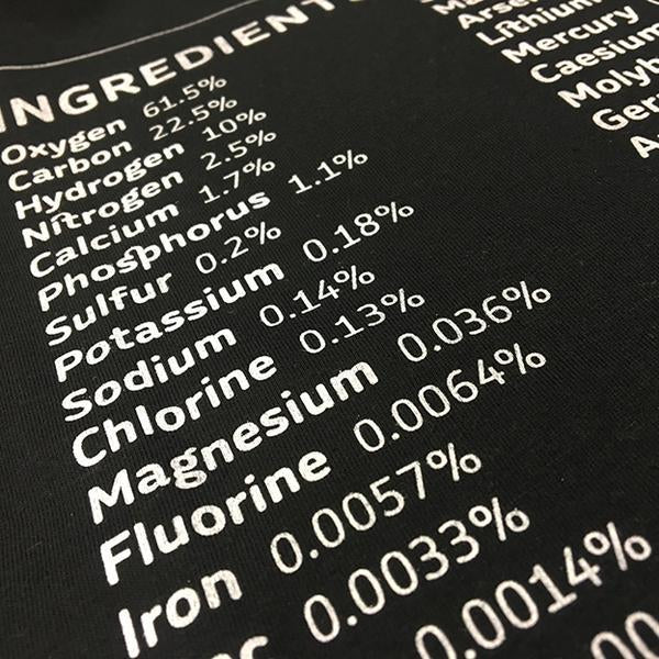 Human Ingredients Women's Fitted T-shirt - Black