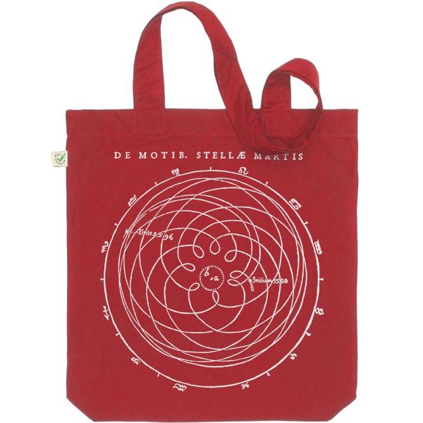 Kepler's Motions of Mars Tote Bag Red