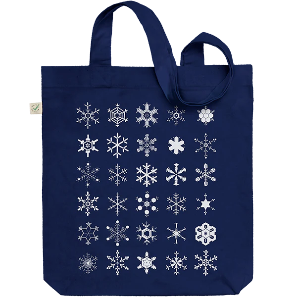 Snowflakes Diagram Tote Bag