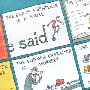 The End - Grant Snider Tote Bag