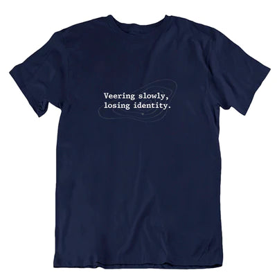 The Shipping Forecast: Veering Slowly, Losing Identity Unisex T-shirt Navy