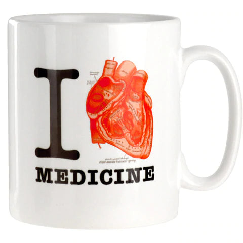 I Heart Medicine Mug - pack of 4
