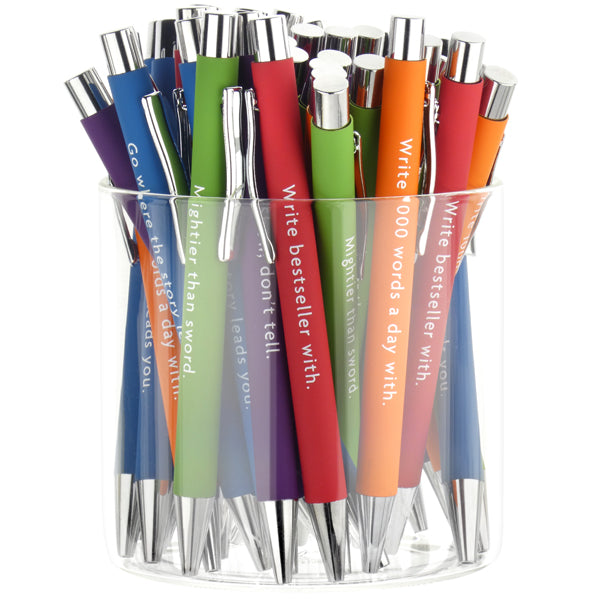 40 x Inspirational Pens with counter display penpot