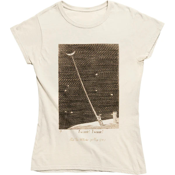 William Blake "I want! I want!" Women's fitted T-Shirt