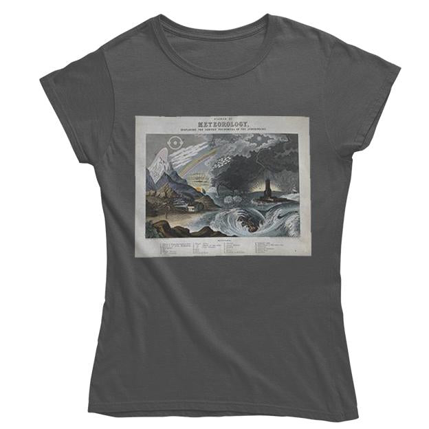 Diagram of Meteorology Women's Fitted T-shirt
