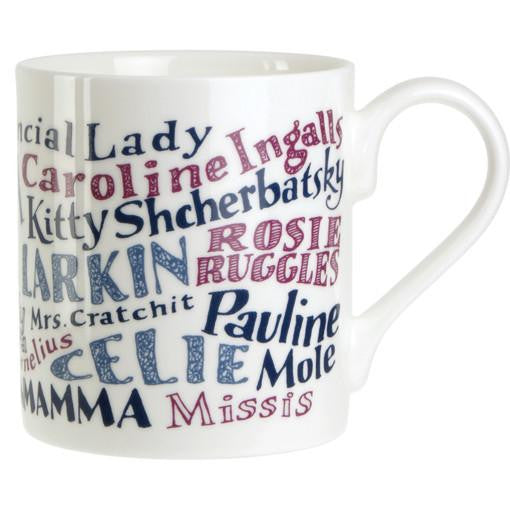 Mothers in Literature Mug - pack of 6