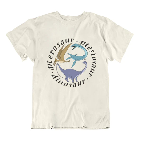 Dinosaur Pterosaur Plesiosaur Children's T-shirt