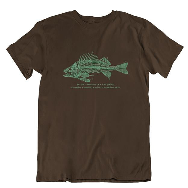 Perch Skeleton Unisex T-shirt