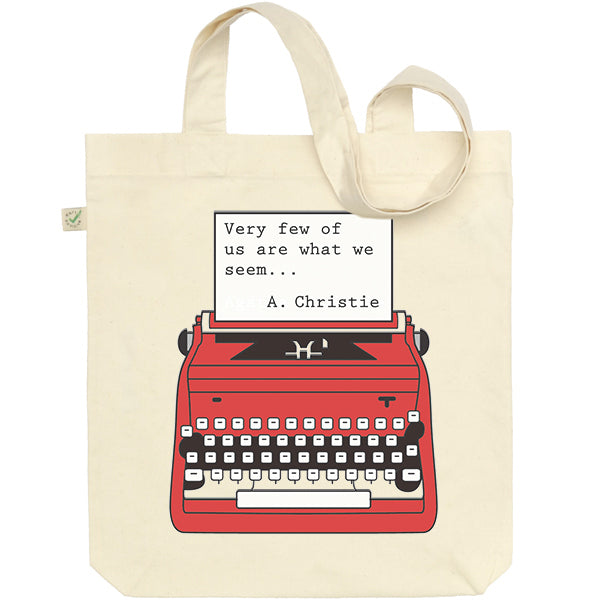 Agatha Christie Typewriter Tote