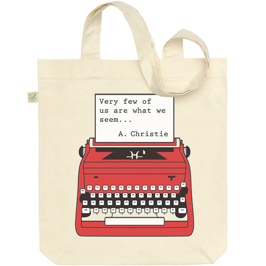 Agatha Christie Typewriter Tote