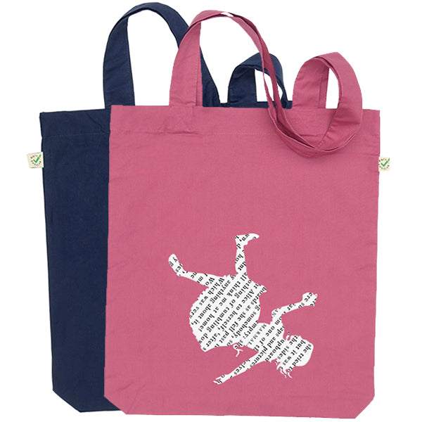 Alice in Wonderland Silhouette Tote Bag