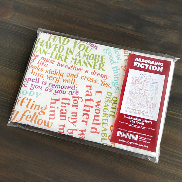 Insults from Jane Austen Tea Towel - 6 pack