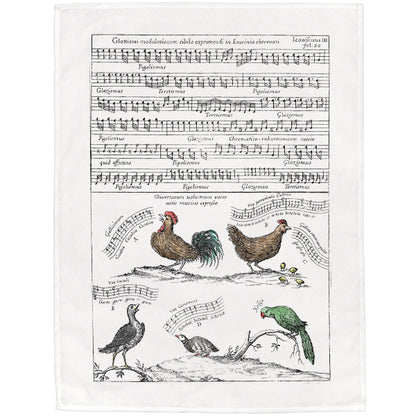 Birdsong Tea Towel - 6 pack