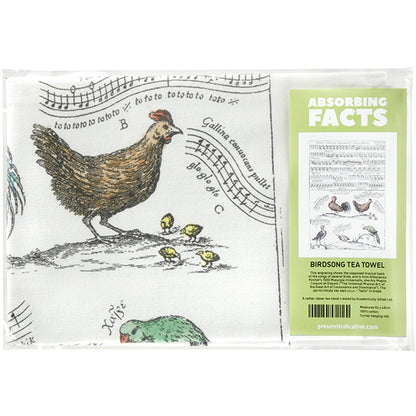 Birdsong Tea Towel - 6 pack