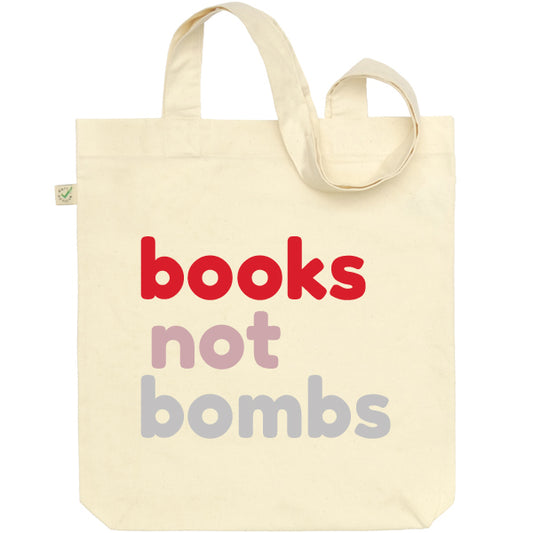 Books Not Bombs Tote Bag