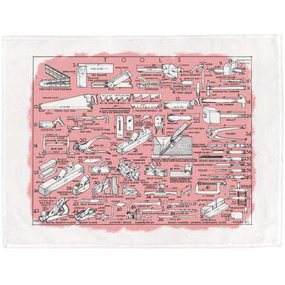 Building Construction Tools Tea Towel - 6 pack