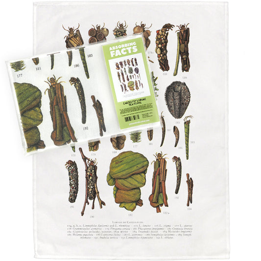 Caddis Fly Larvae Tea Towel - 6 pack