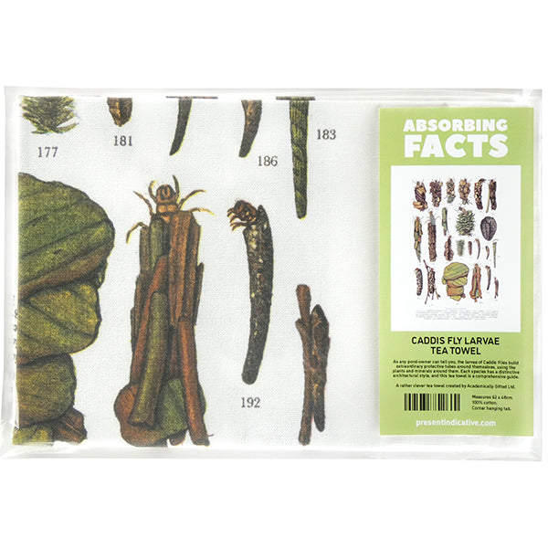 Caddis Fly Larvae Tea Towel - 6 pack