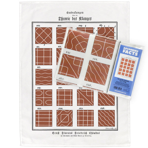 Chladni Figures Tea Towel - 6 pack