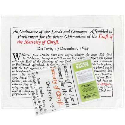 Christmas is Banned Tea Towel - 6 pack