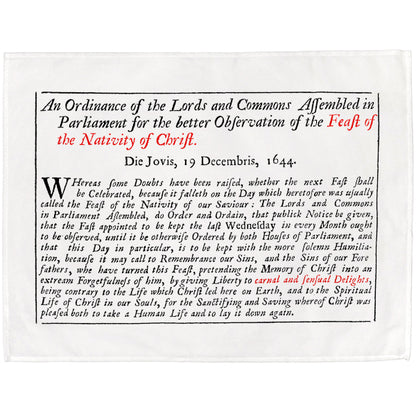 Christmas is Banned Tea Towel - 6 pack