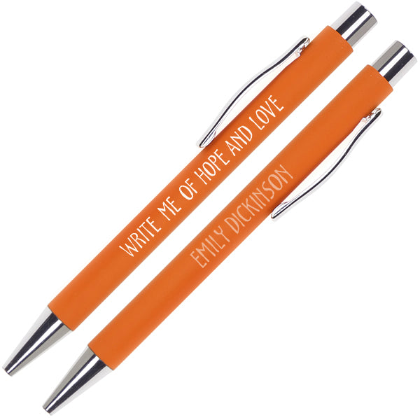 40 x Writerly Quote Pens with counter display pen pot