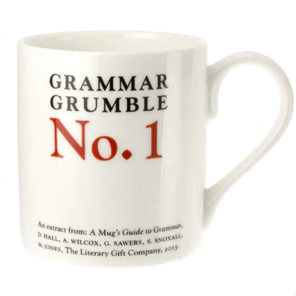 Less or Fewer - Grammar Grumble No. 1 Bone China Mug - pack of 6