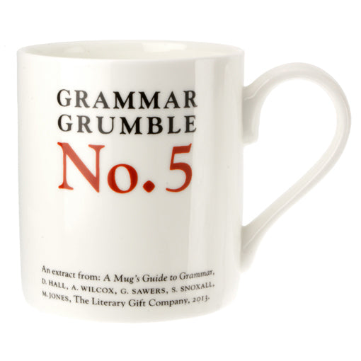 Literally - Grammar Grumble No. 5 Bone China Mug - pack of 6