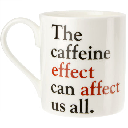 Effect or Affect - Grammar Grumble No. 4 Bone China Mug - pack of 6