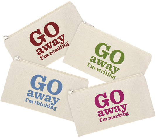 Go Away Pencil Case Assortment - pack of 12
