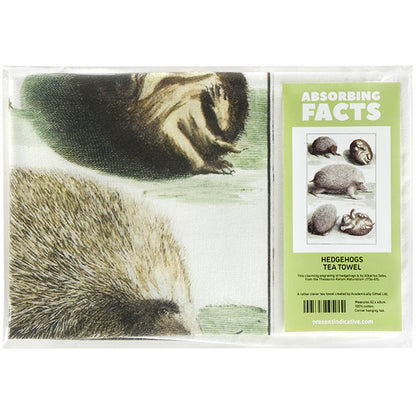 Hedgehog Tea Towel - 6 pack