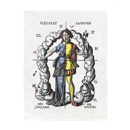 Humours & the Zodiac Tea Towel - 6 pack
