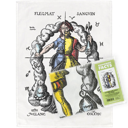 Humours & the Zodiac Tea Towel - 6 pack