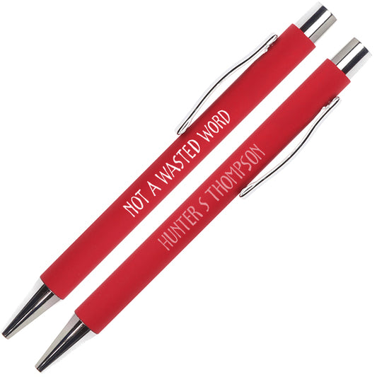Hunter S Thompson Writerly Quote Pen - pack of 10